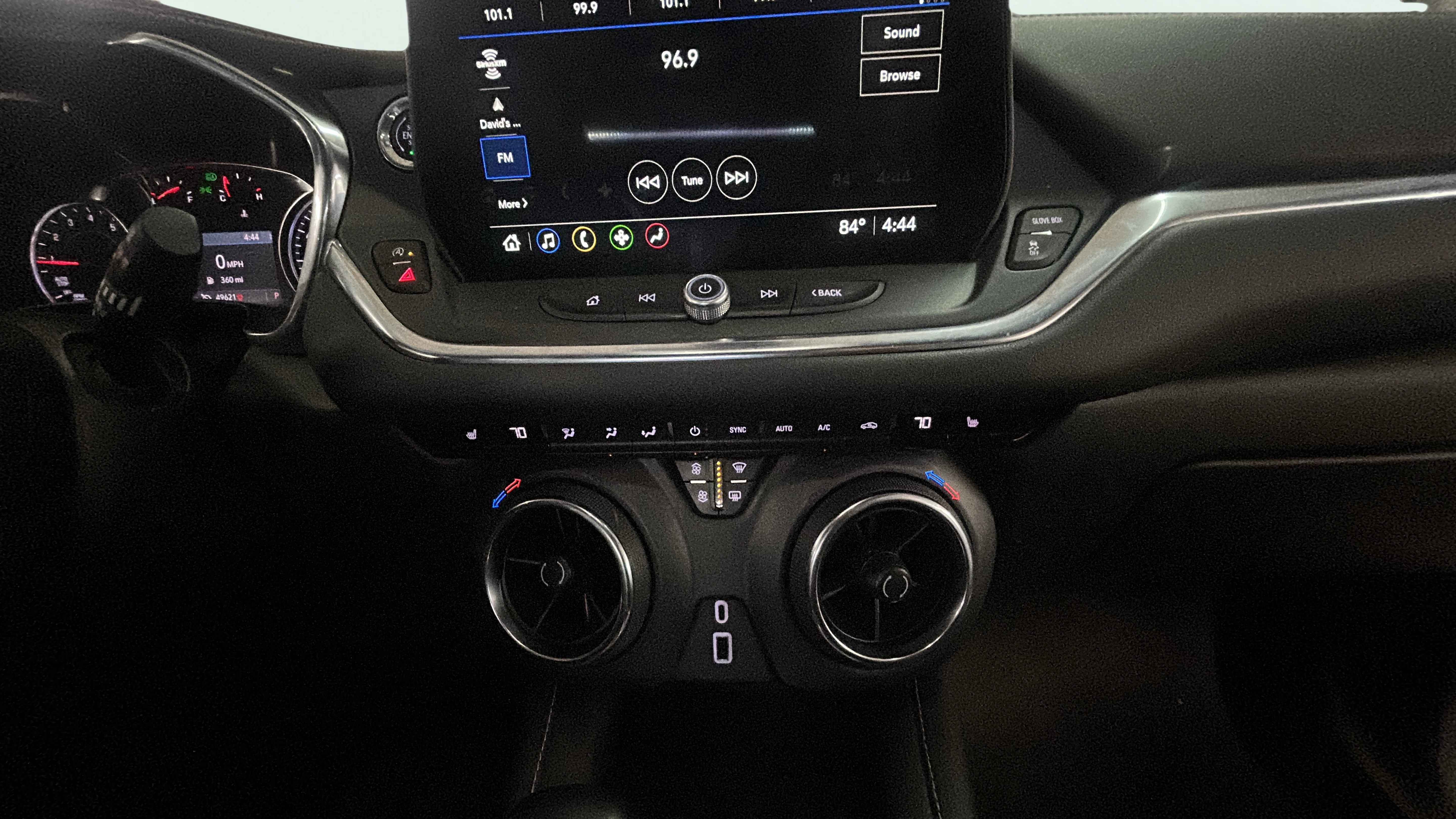 Vehicle interior 360 preview
