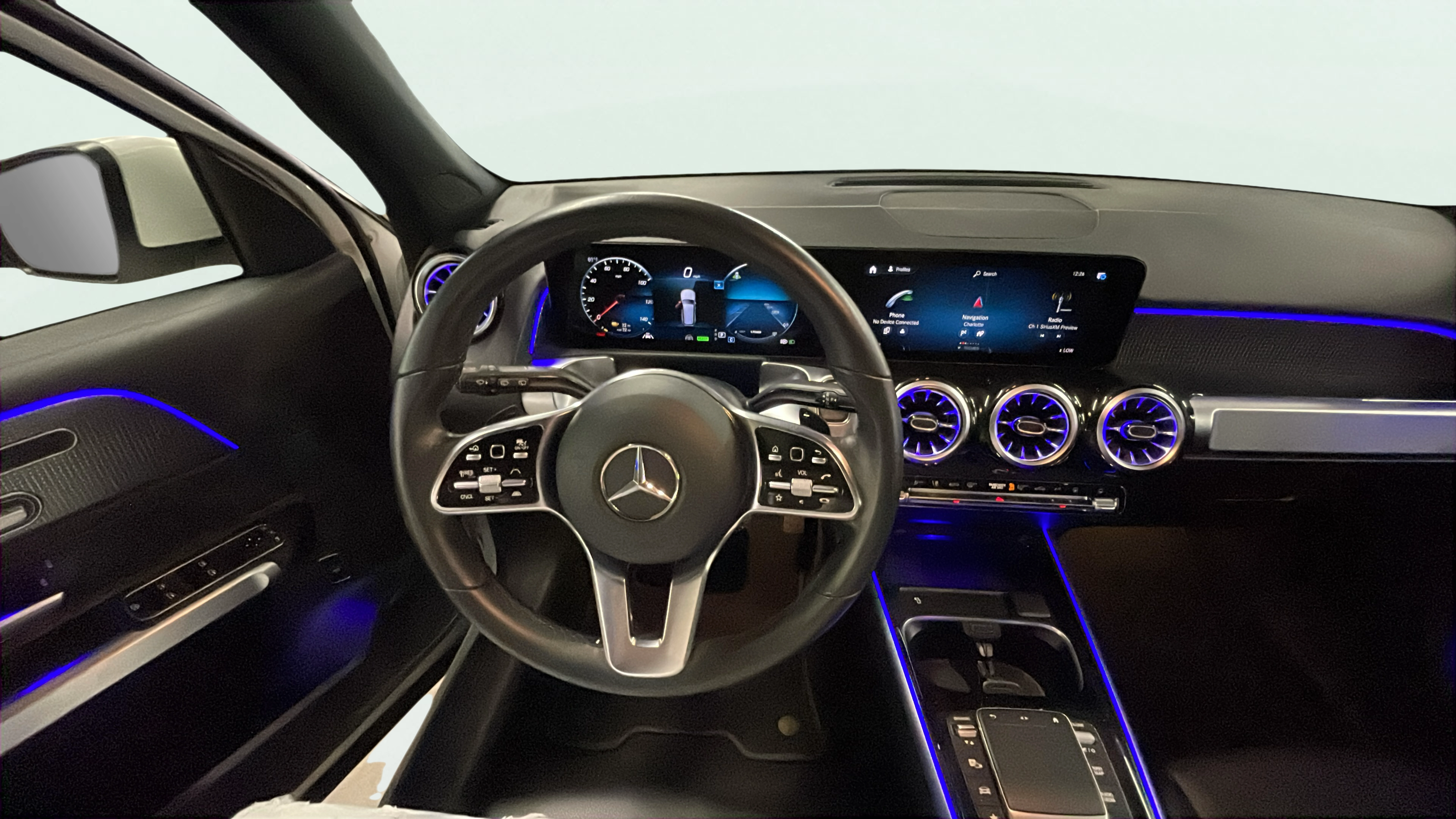 Vehicle interior 360 preview