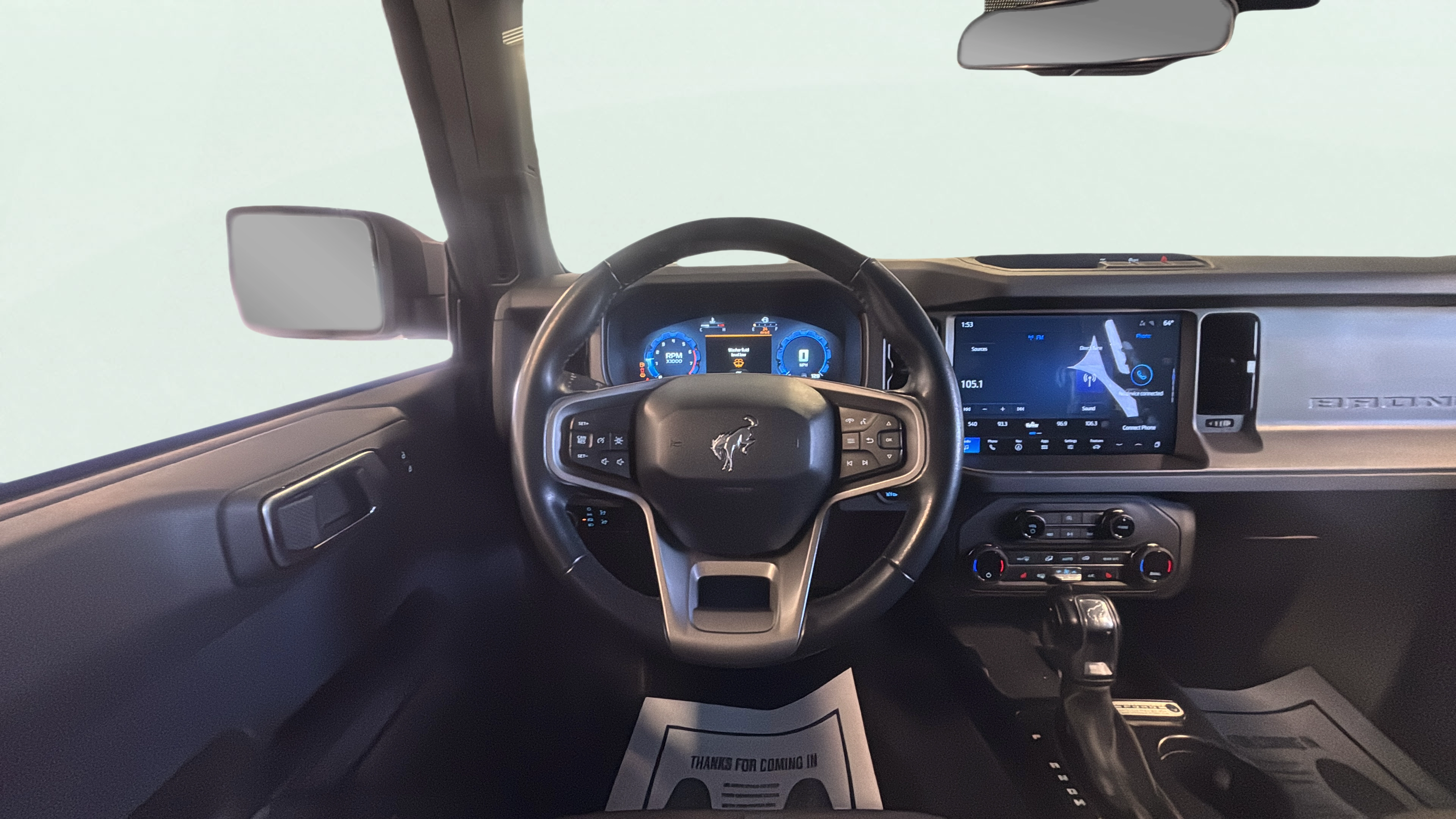 Vehicle interior 360 preview