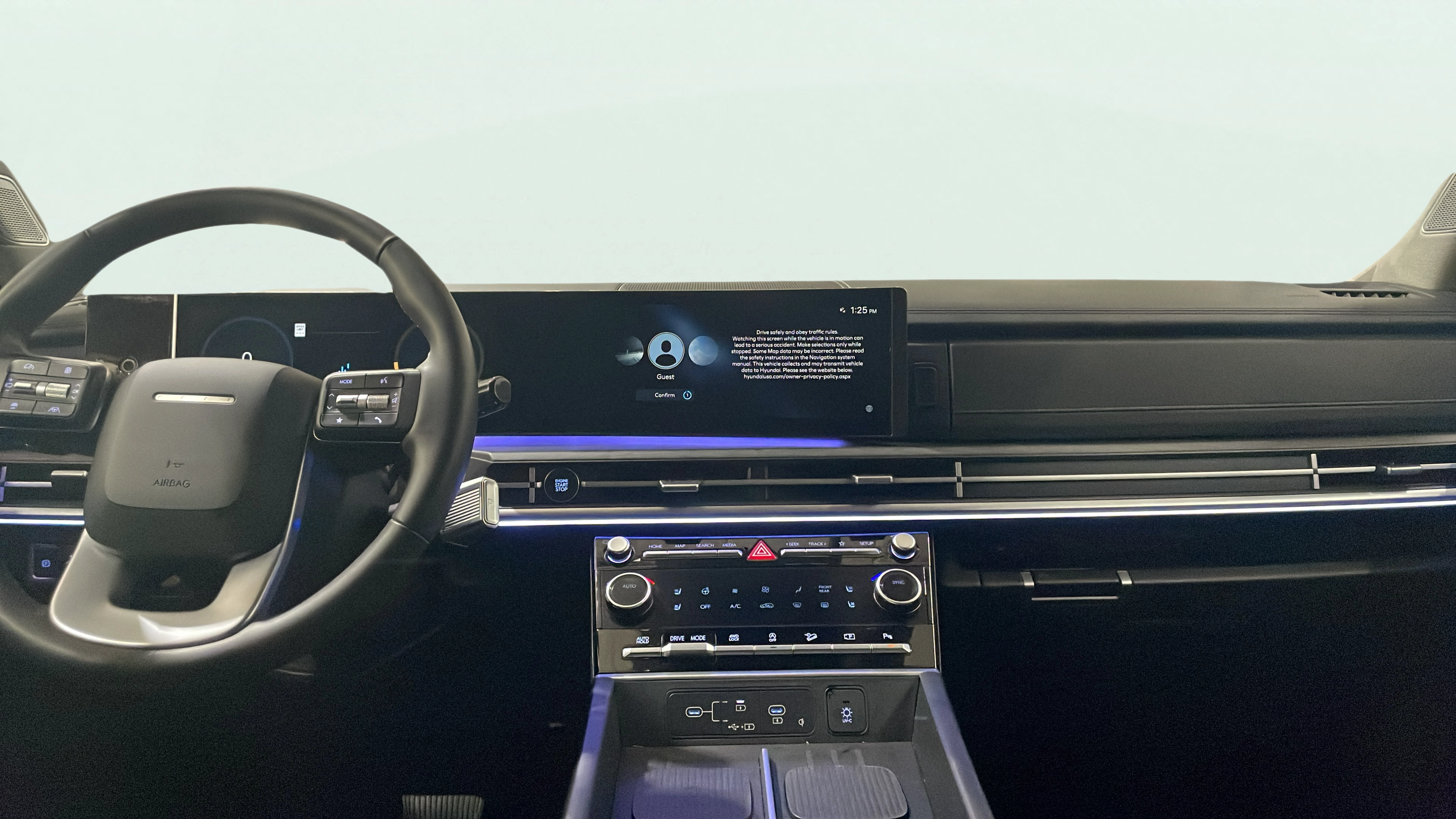 Vehicle interior 360 preview