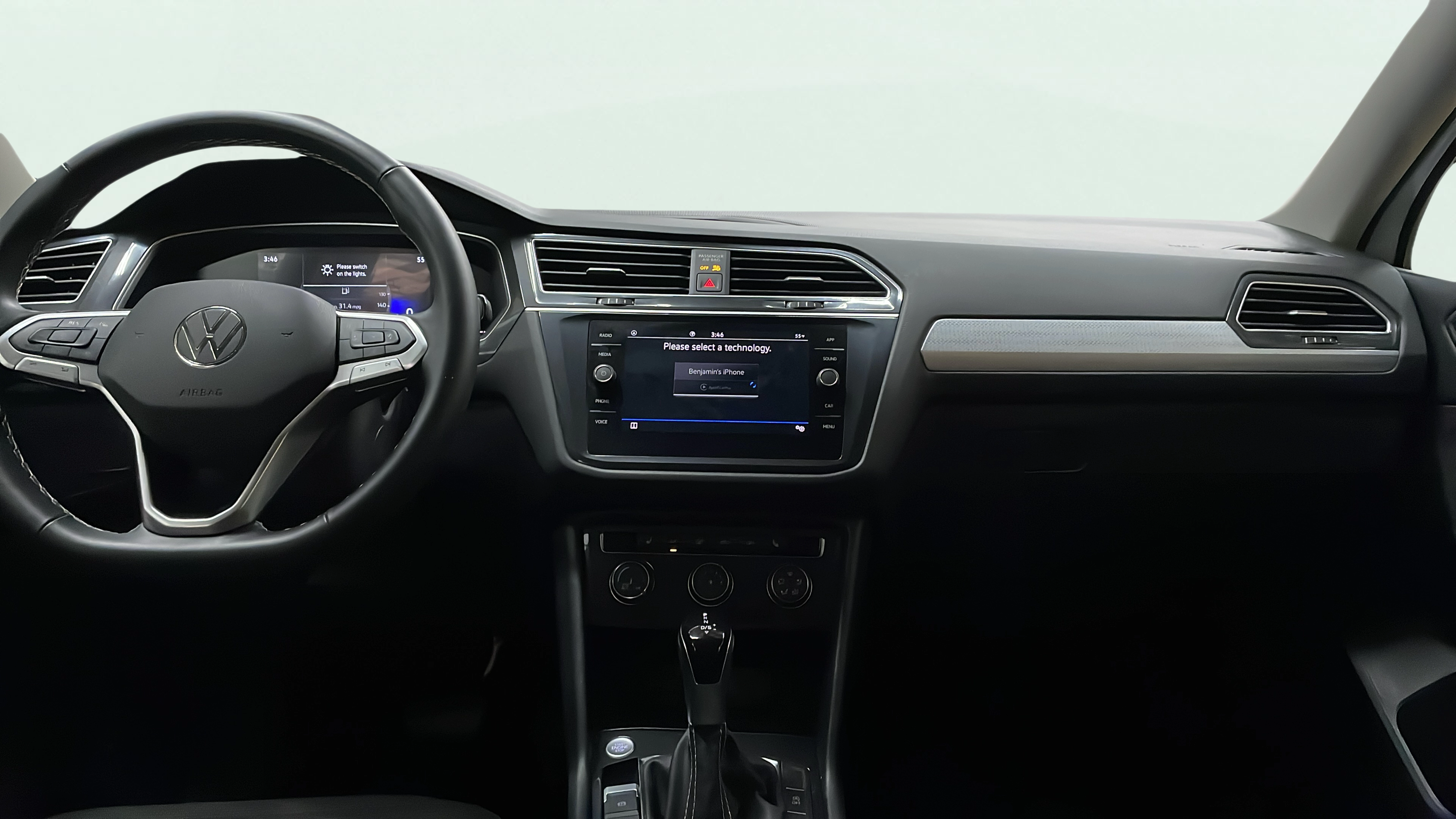 Vehicle interior 360 preview