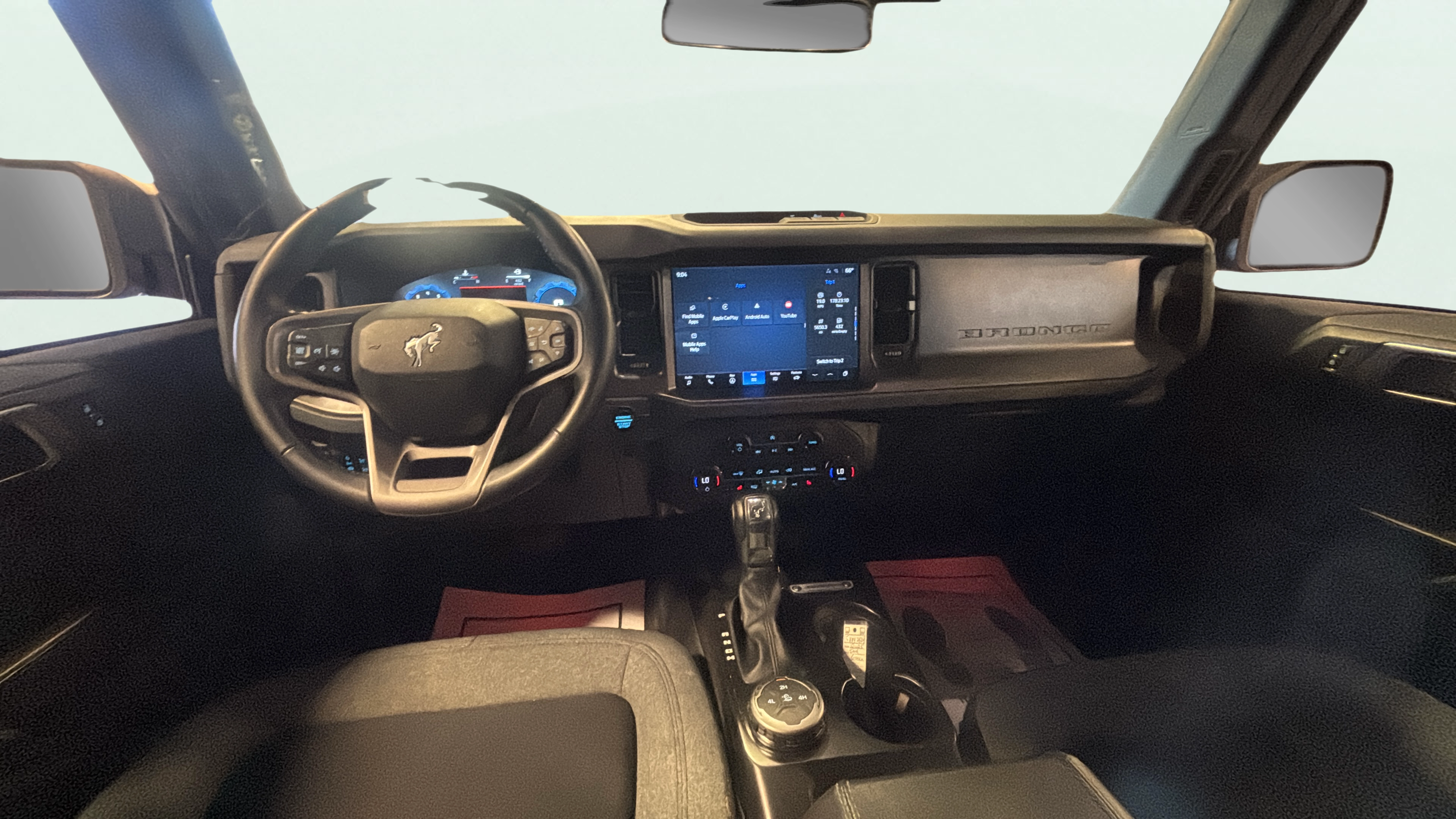 Vehicle interior 360 preview