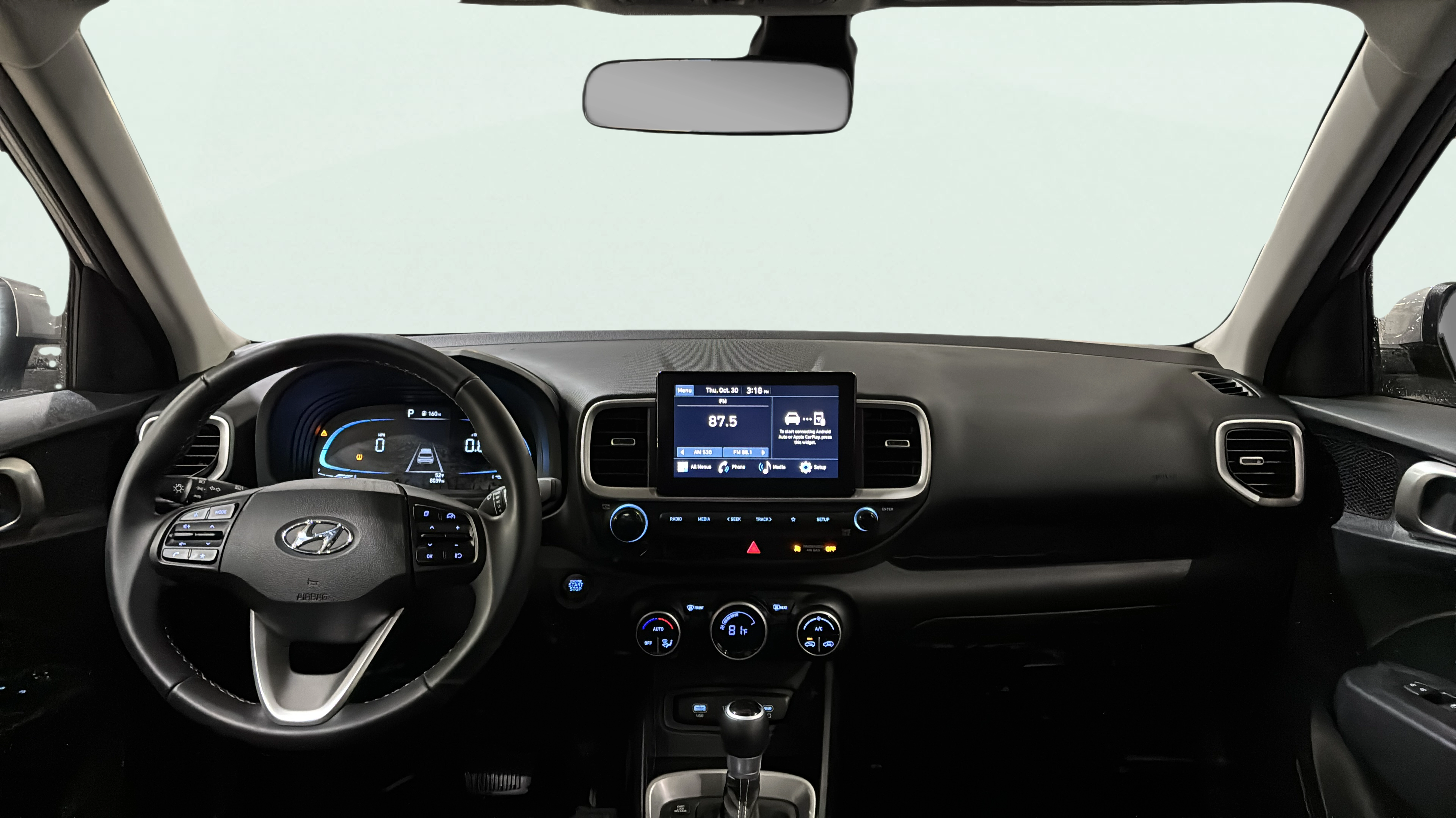 Vehicle interior 360 preview