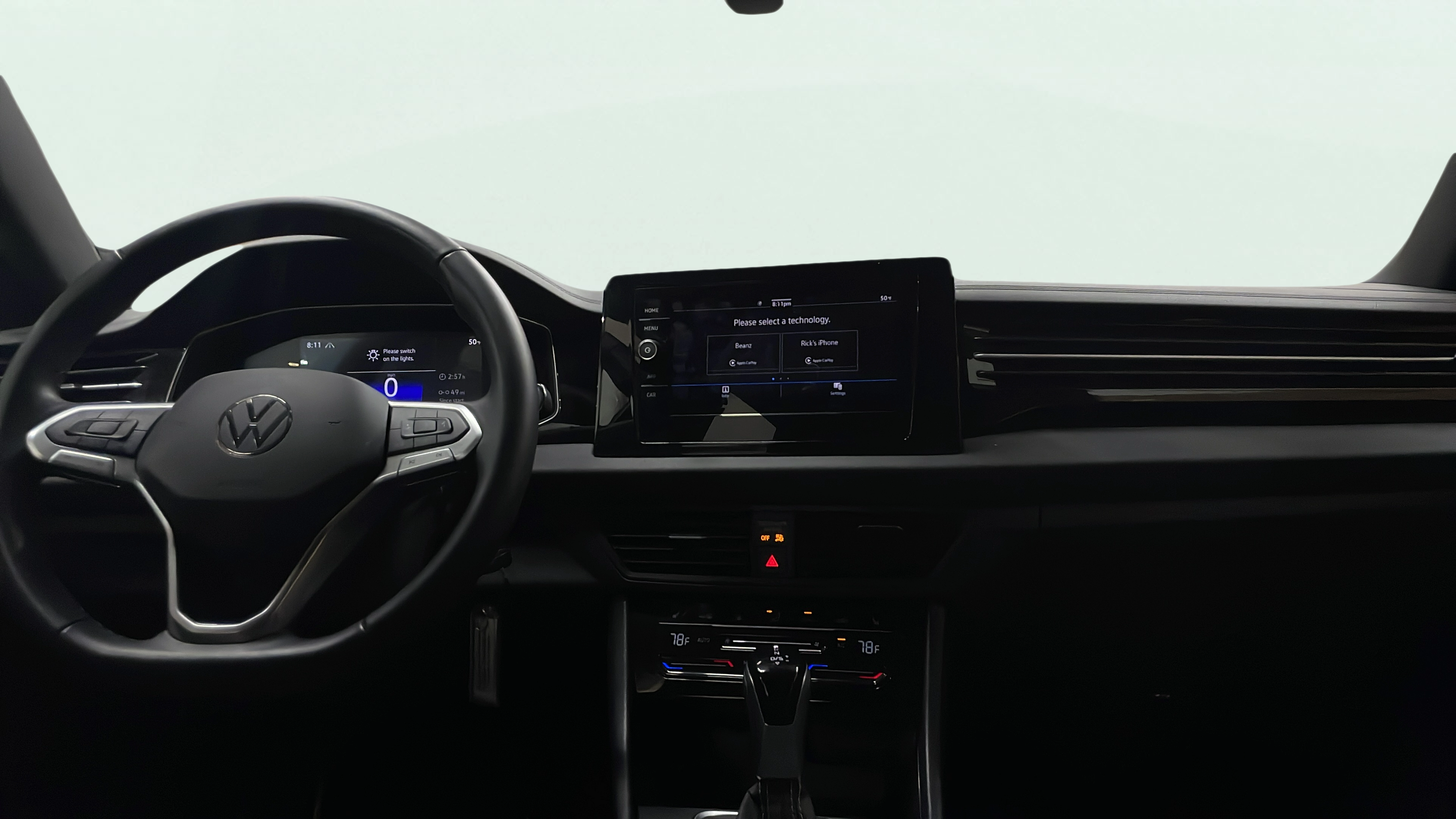 Vehicle interior 360 preview