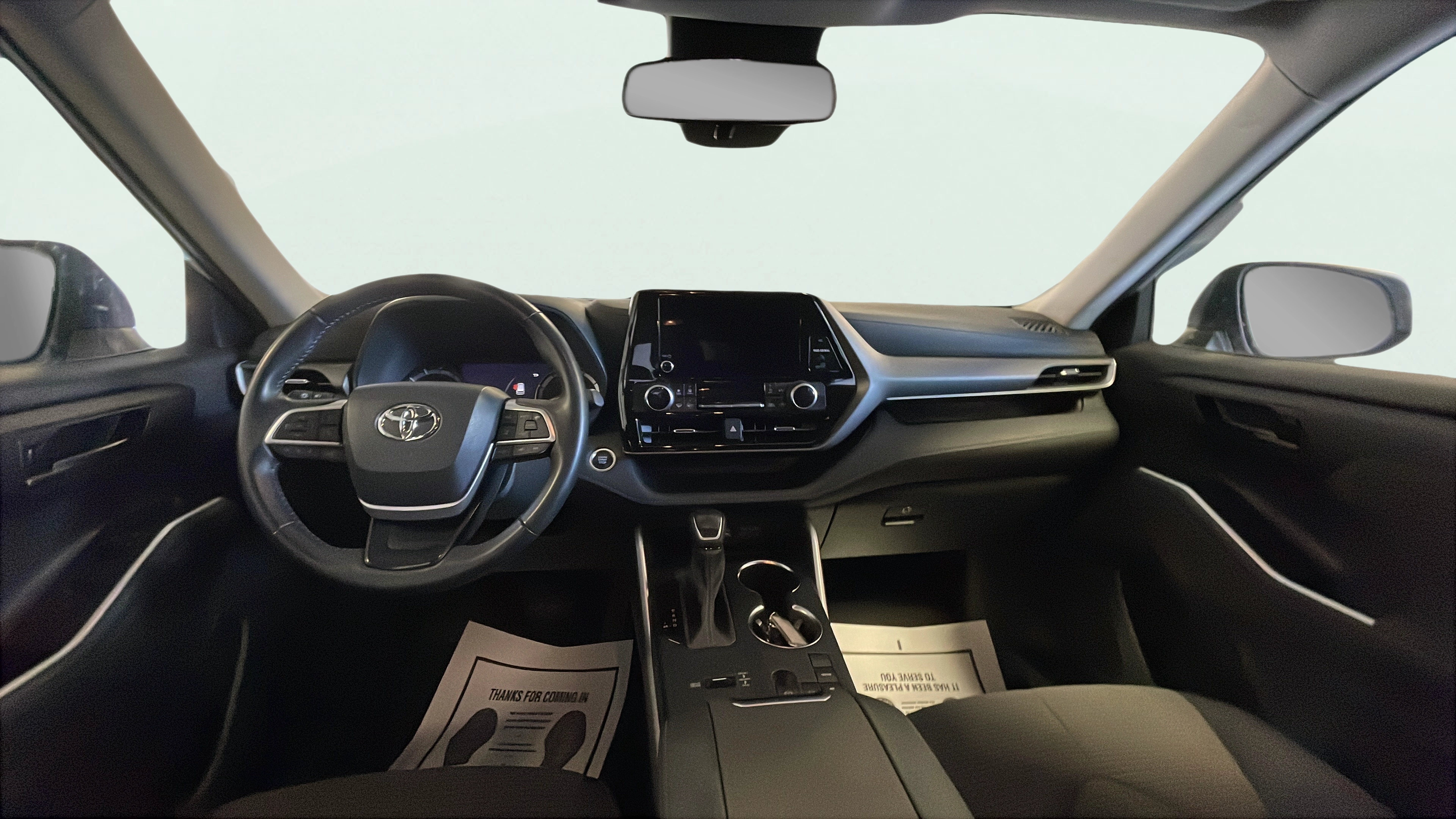 Vehicle interior 360 preview