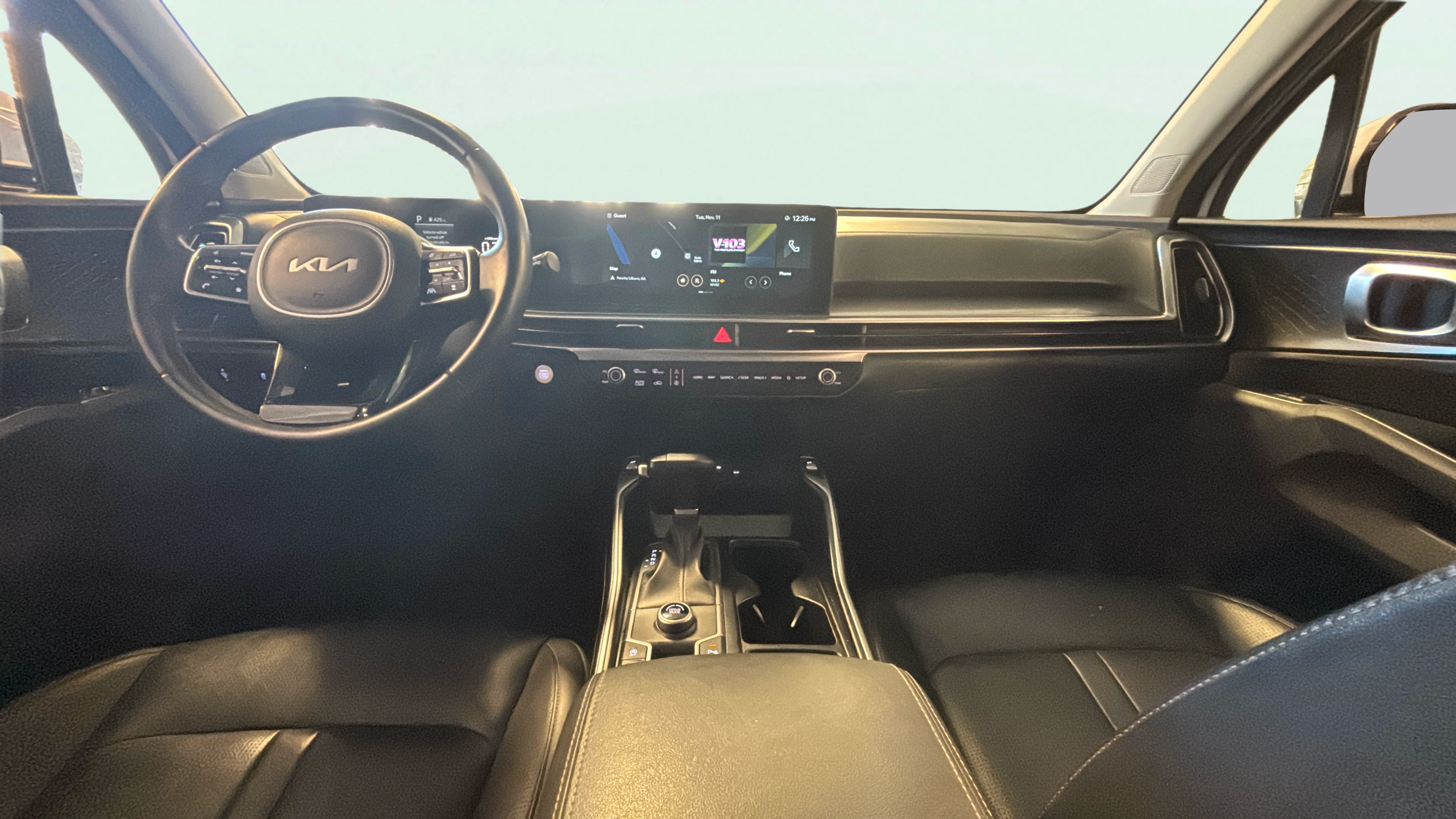 Vehicle interior 360 preview