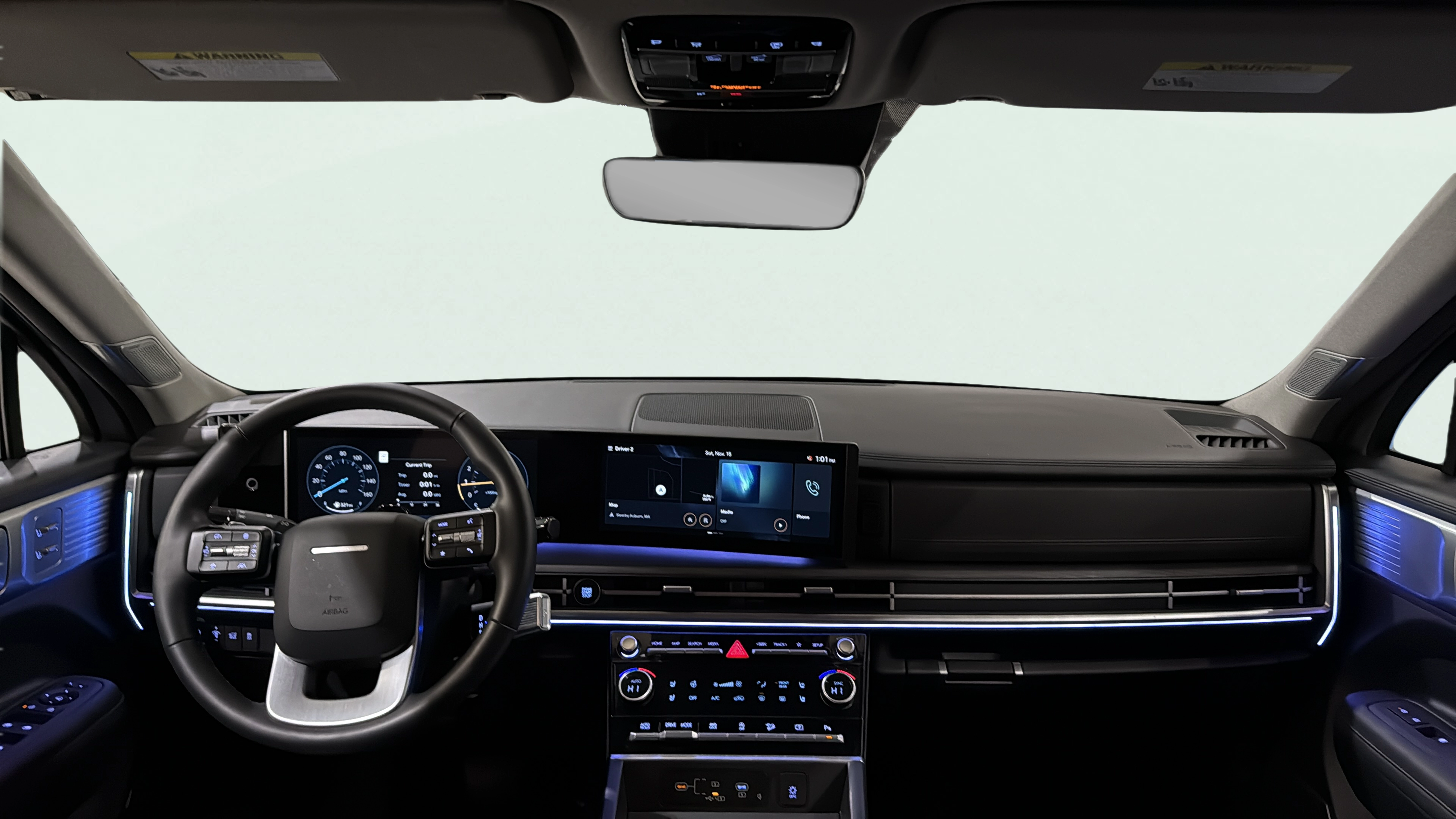 Vehicle interior 360 preview