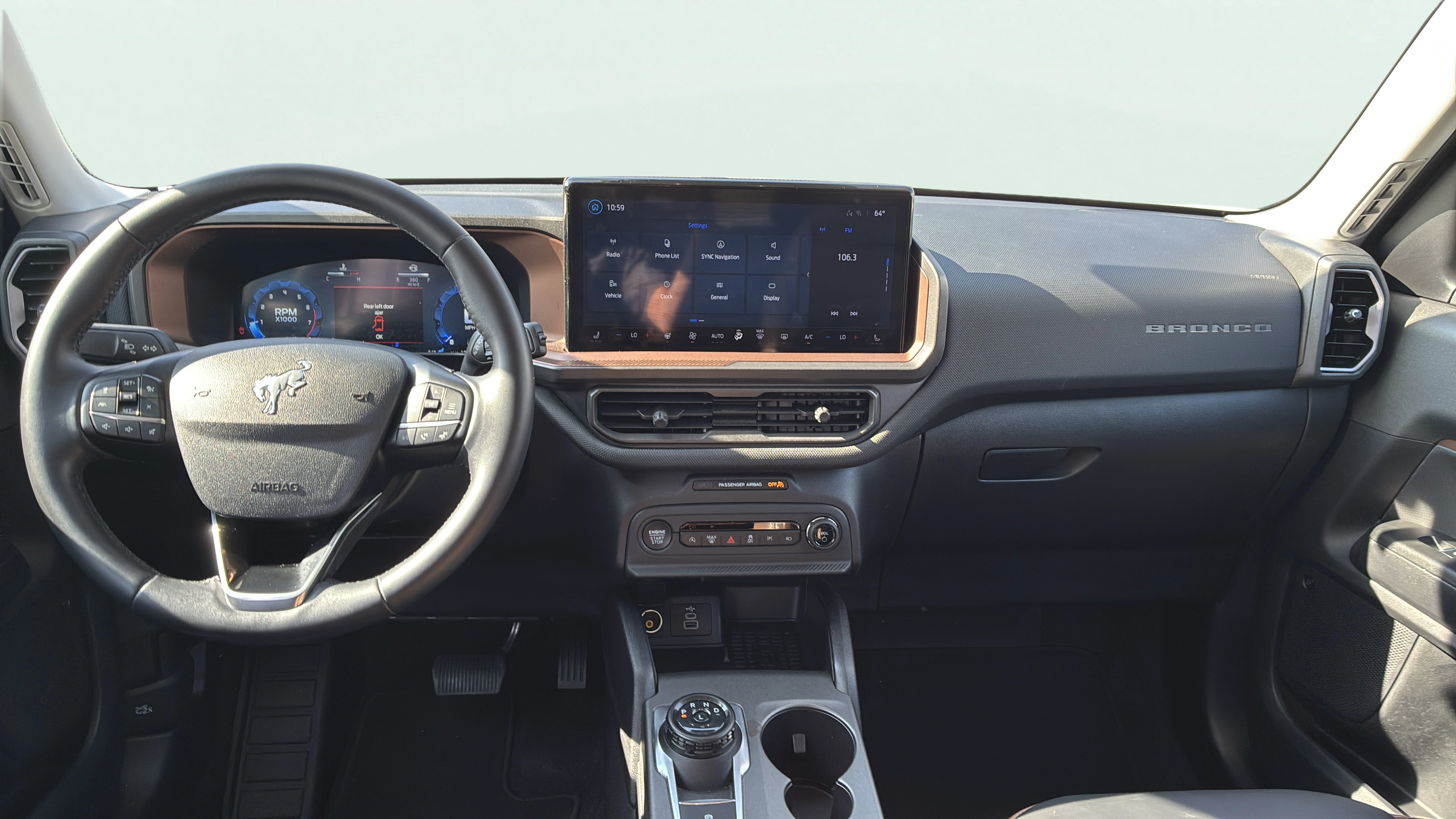 Vehicle interior 360 preview