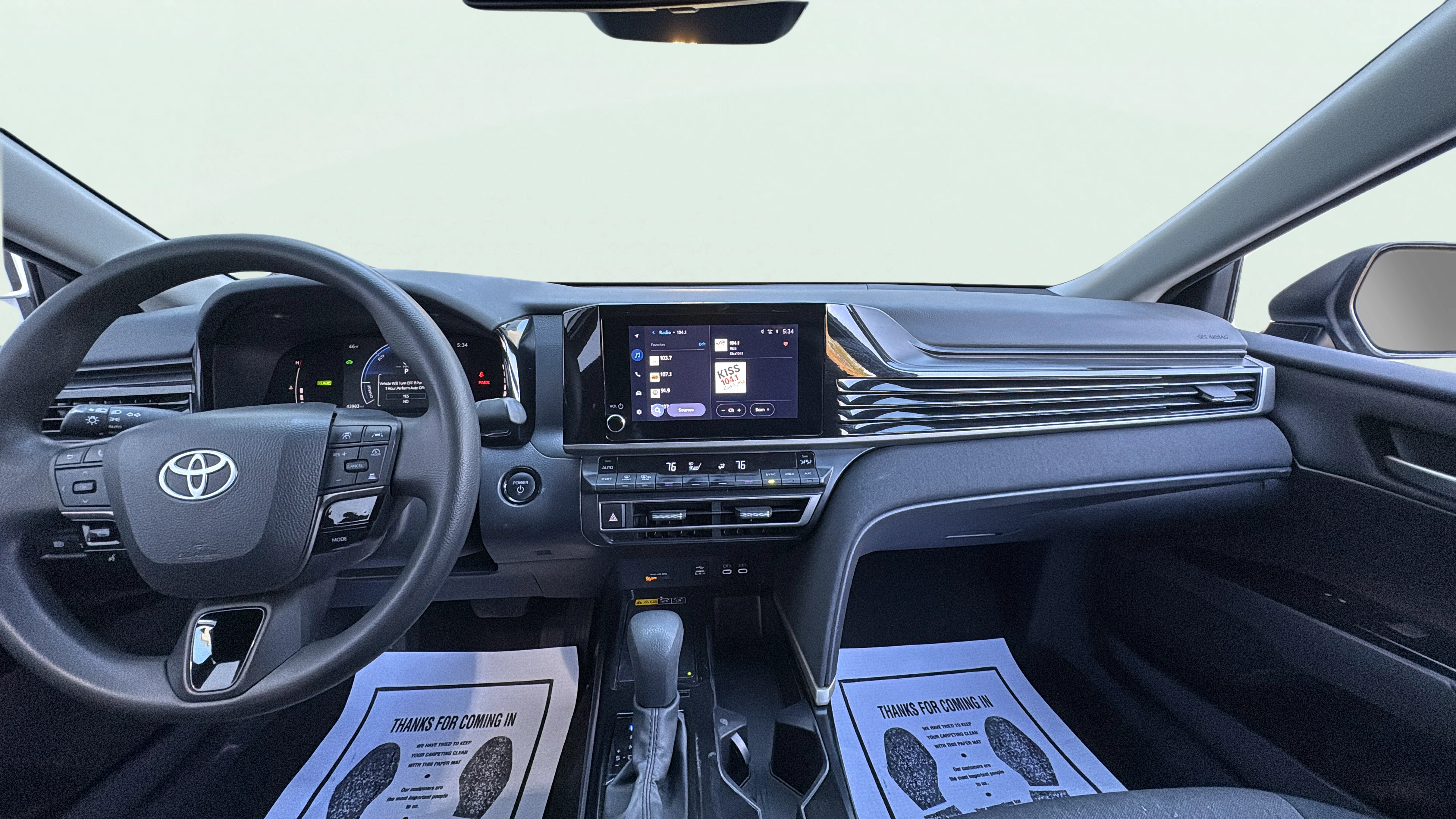 Vehicle interior 360 preview