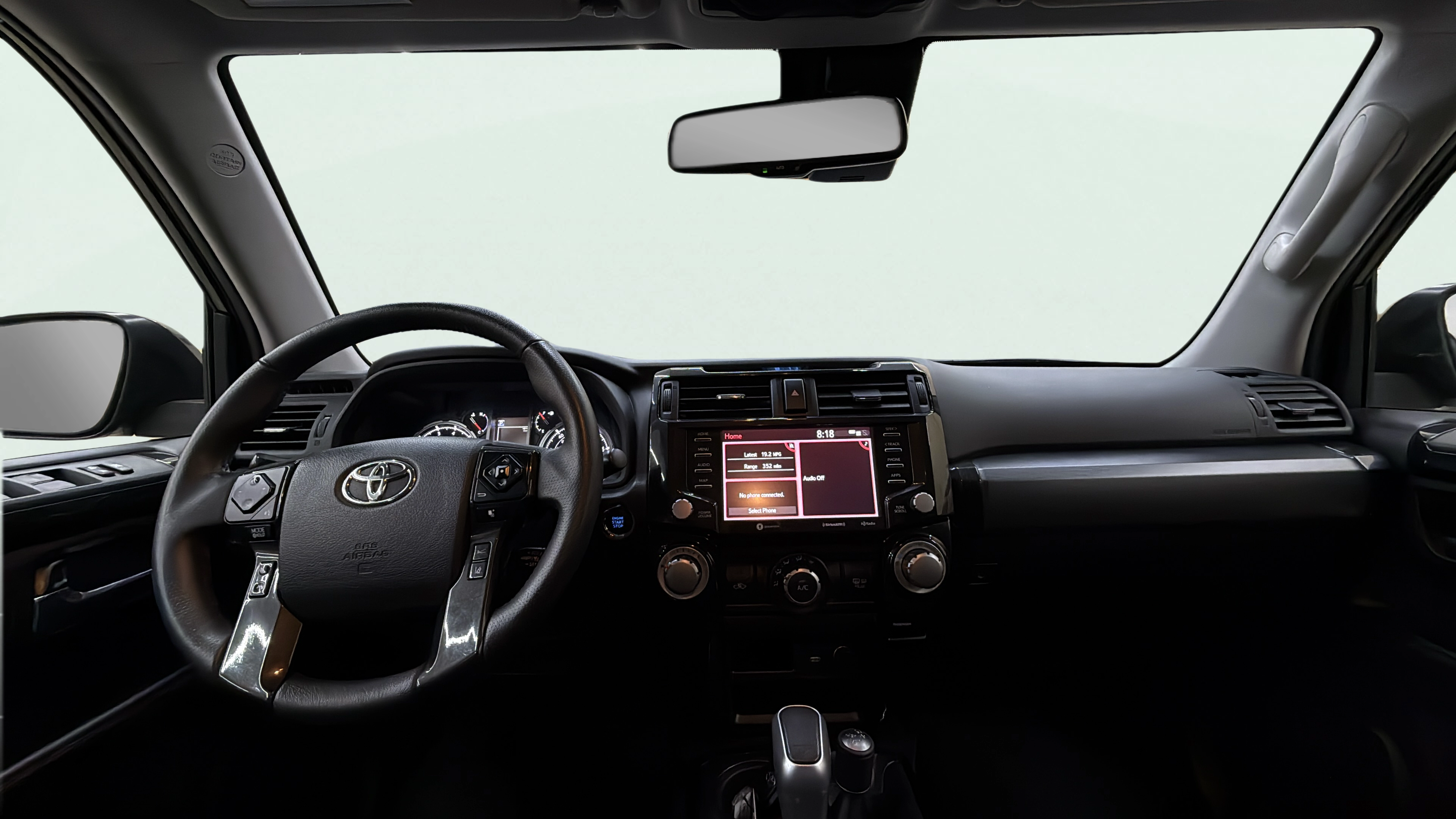 Vehicle interior 360 preview