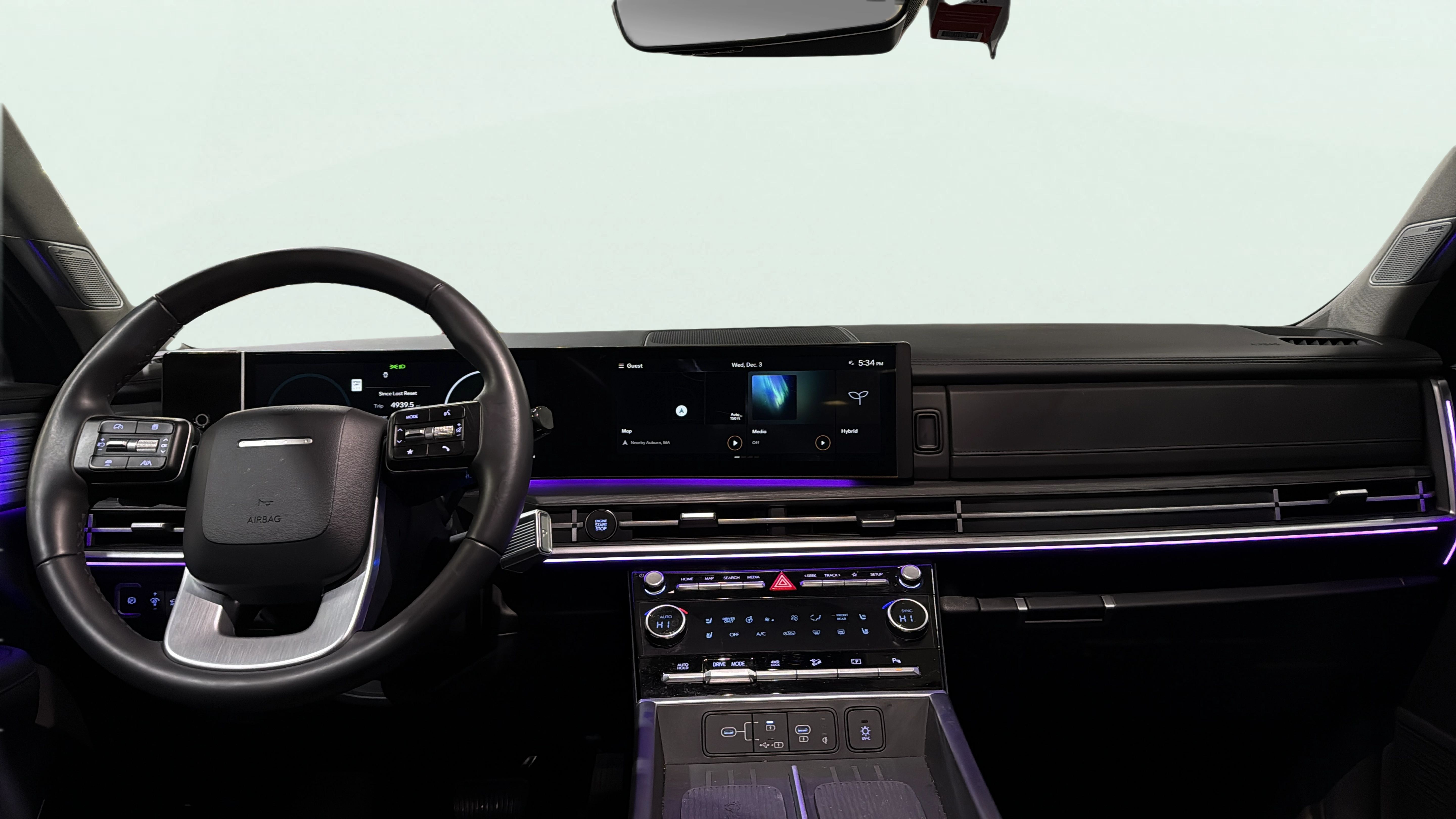 Vehicle interior 360 preview