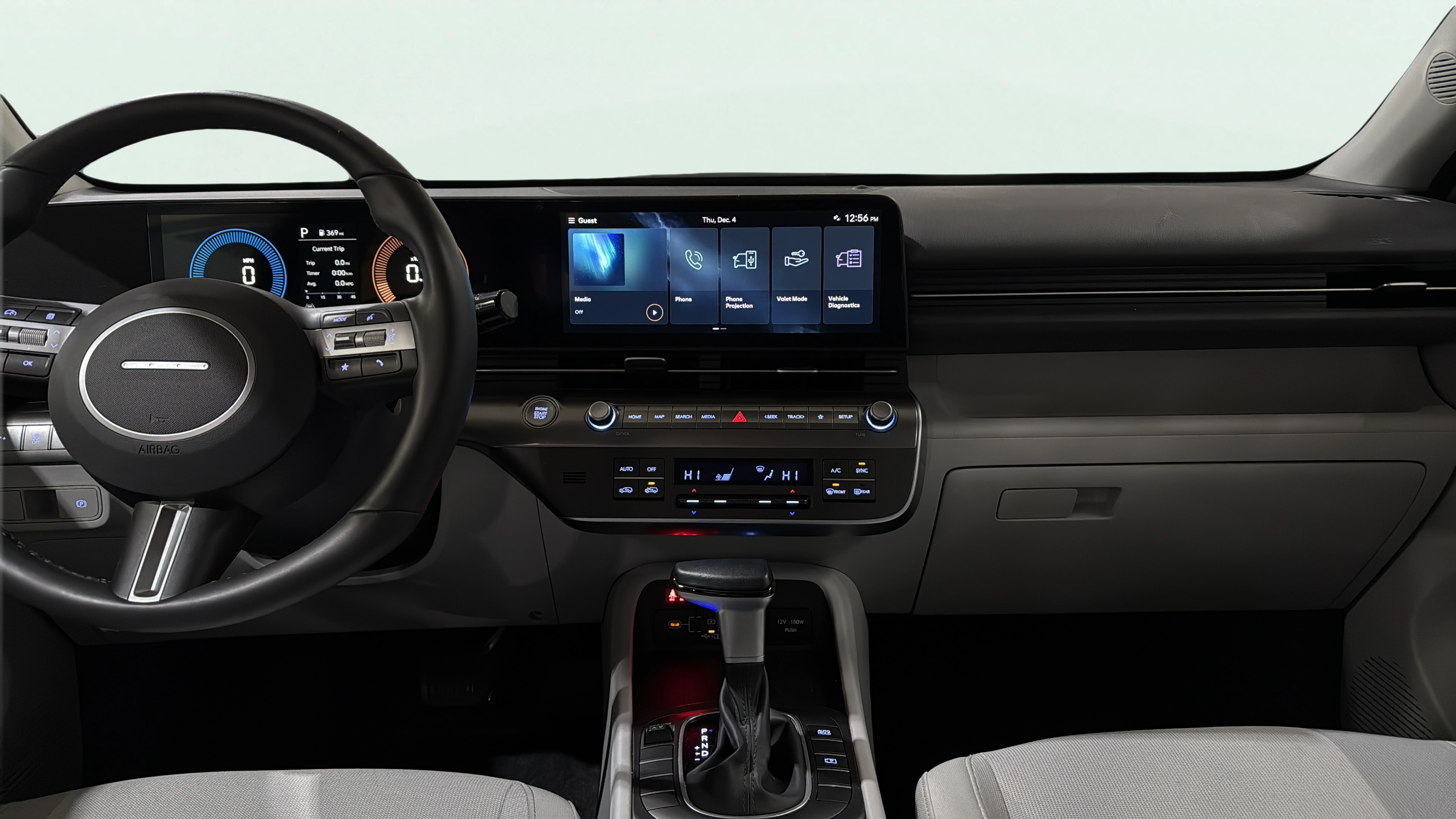 Vehicle interior 360 preview