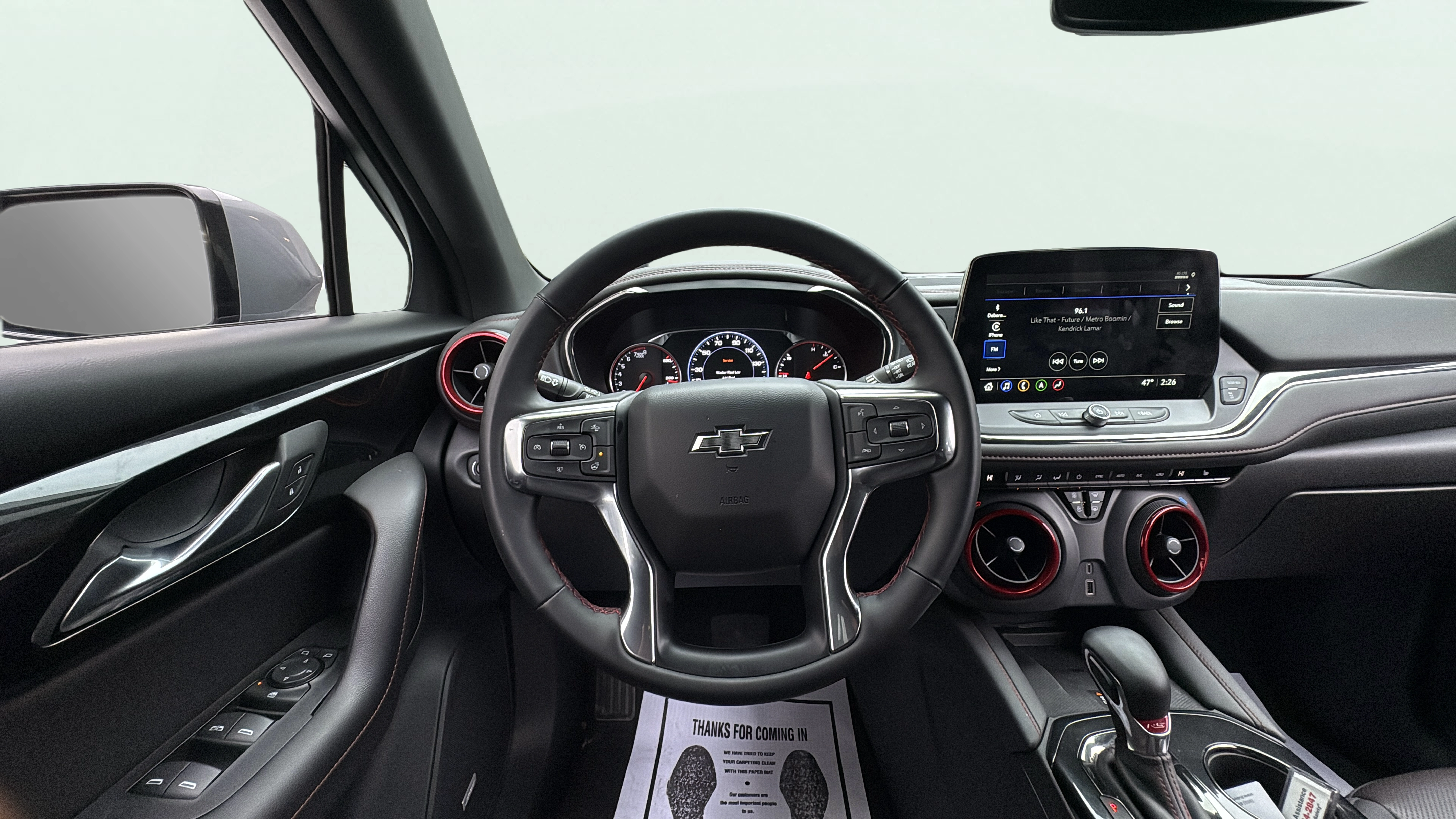 Vehicle interior 360 preview