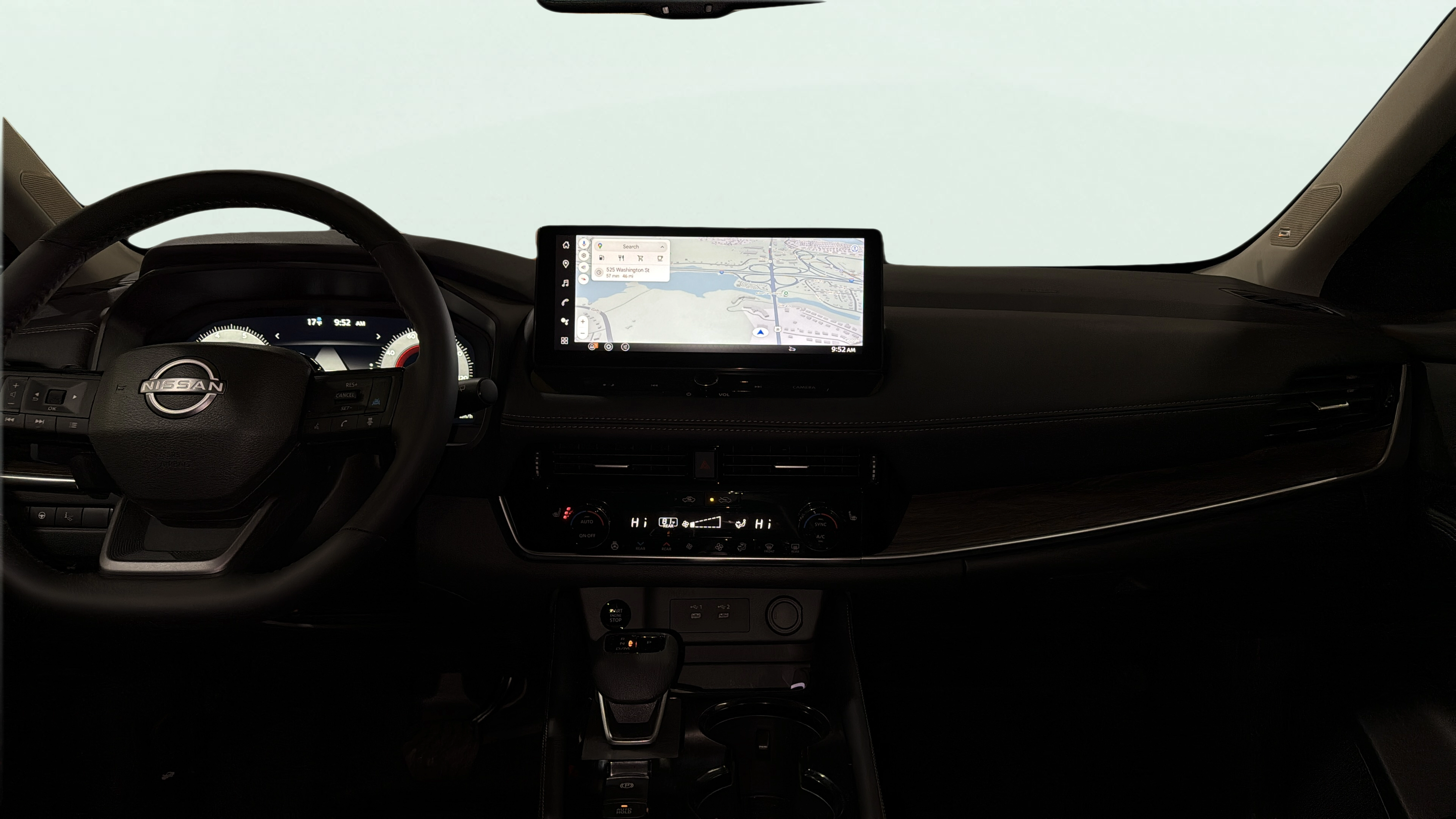 Vehicle interior 360 preview