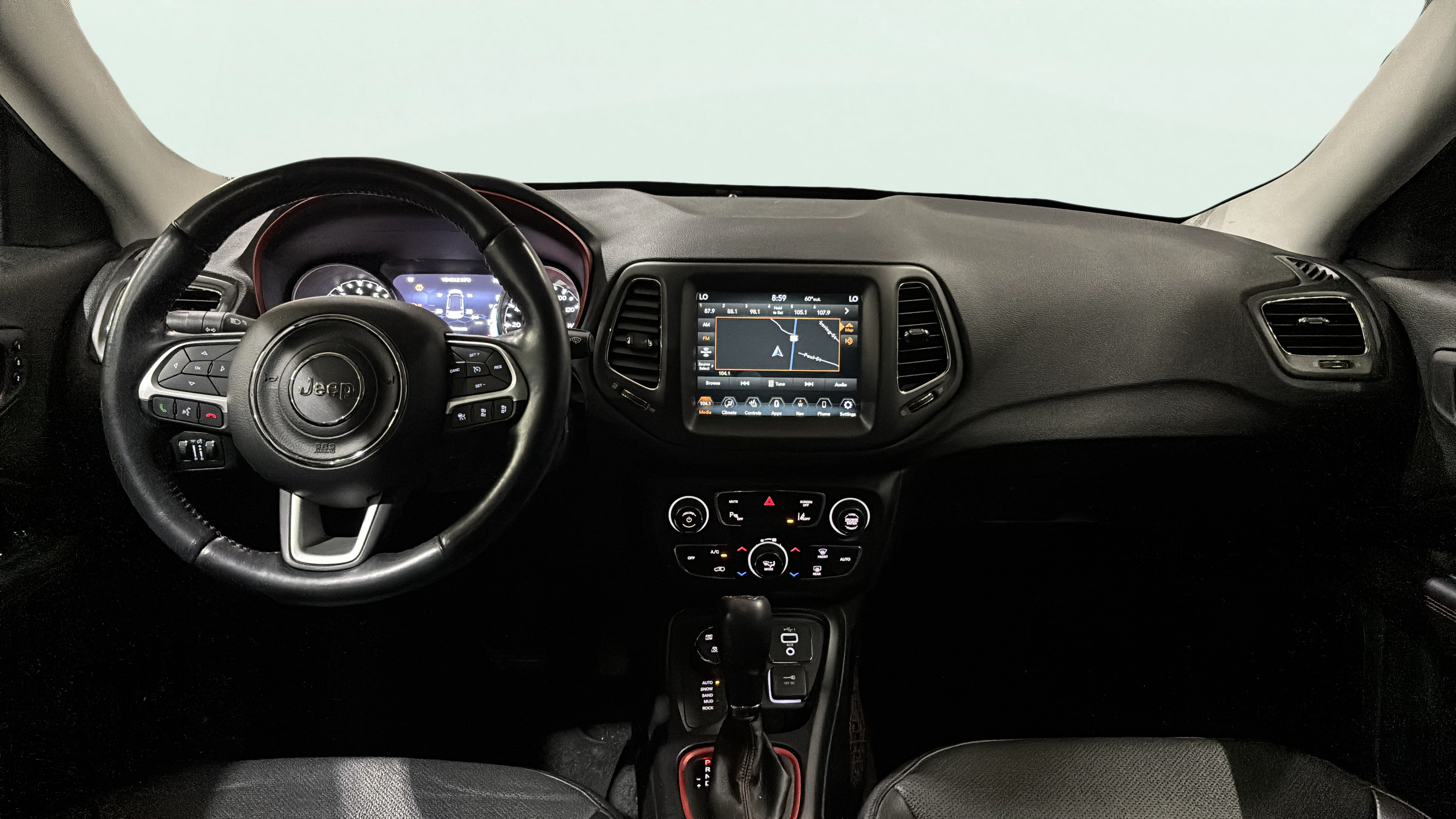 Vehicle interior 360 preview